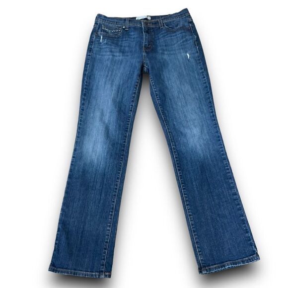 Levi’s Medium Wash Distressed Straight Leg 505 Jeans Size 12 L/C - Picture 2 of 9